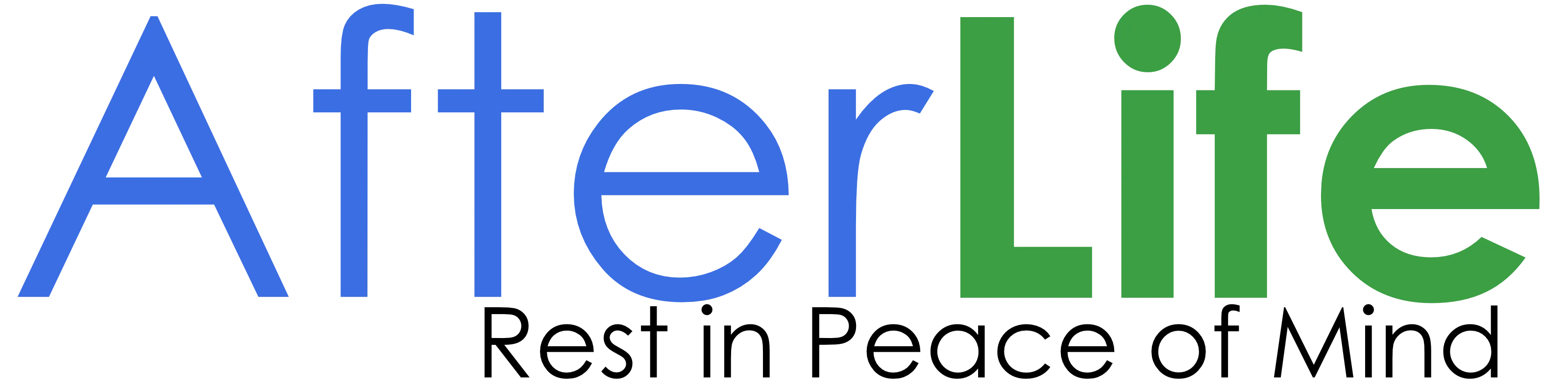 AfterLife logo - Rest in Peace of Mind